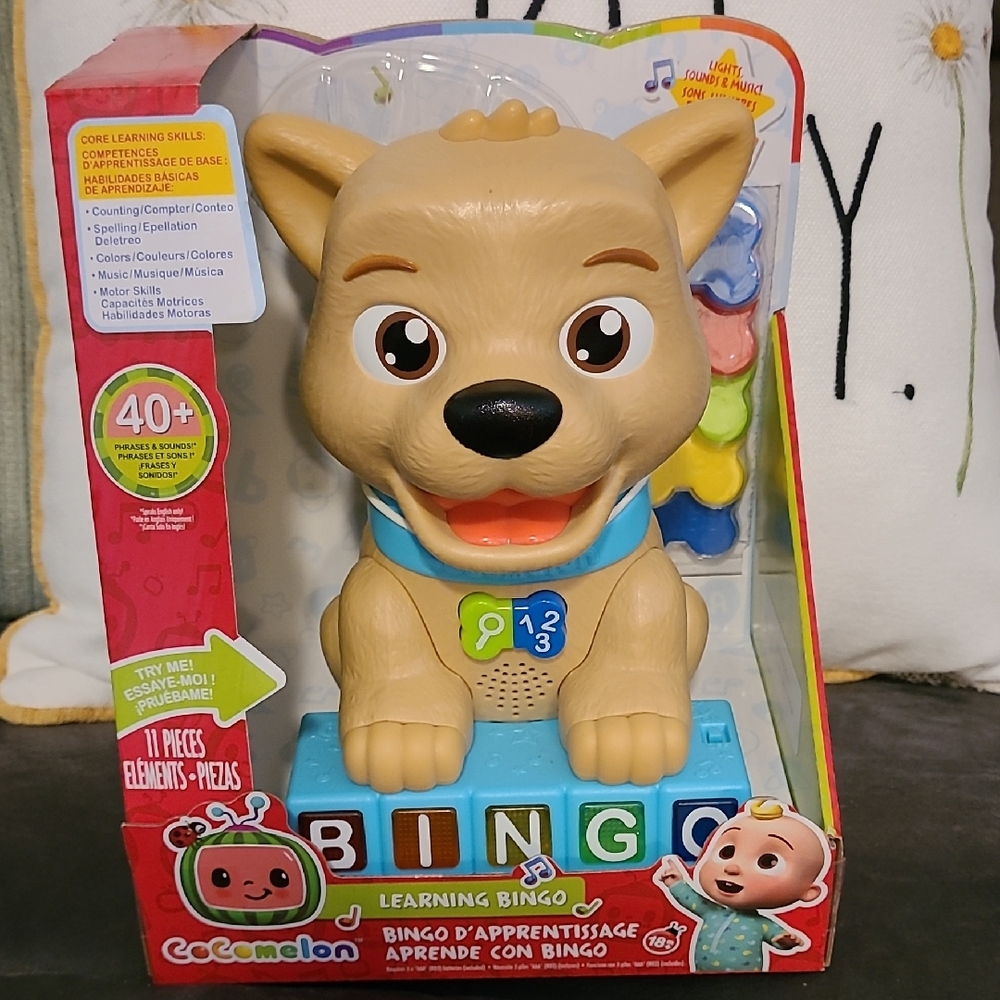 CoComelon Learning Bingo Interactive Toy - Tan